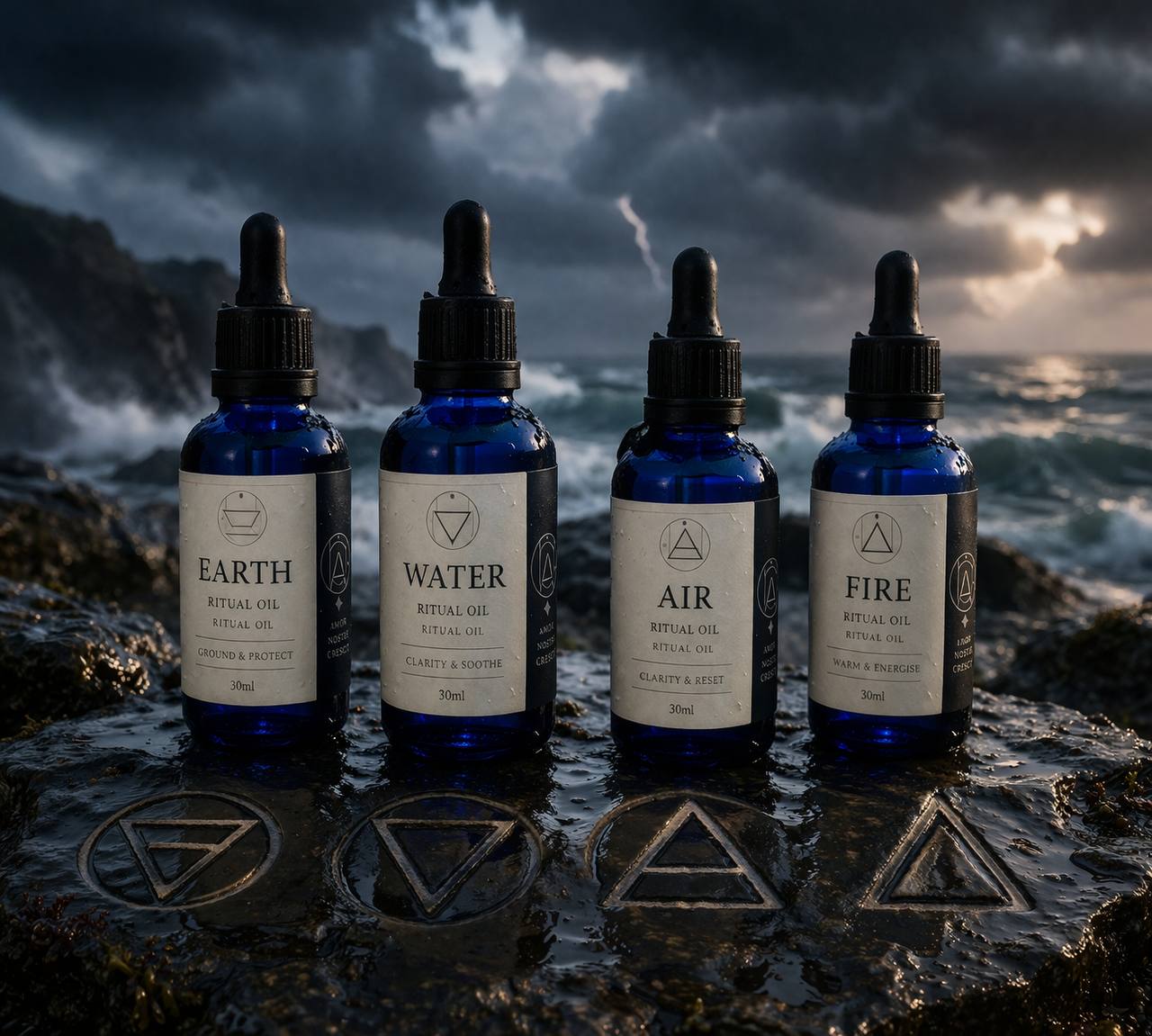 The Elemental Collection — Earth, Water, Air, Fire
